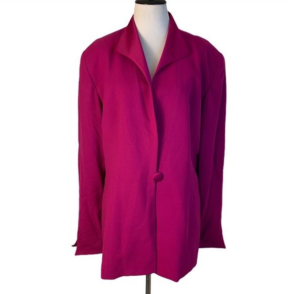 Vintage Christian Dior Fuchsia Blazer